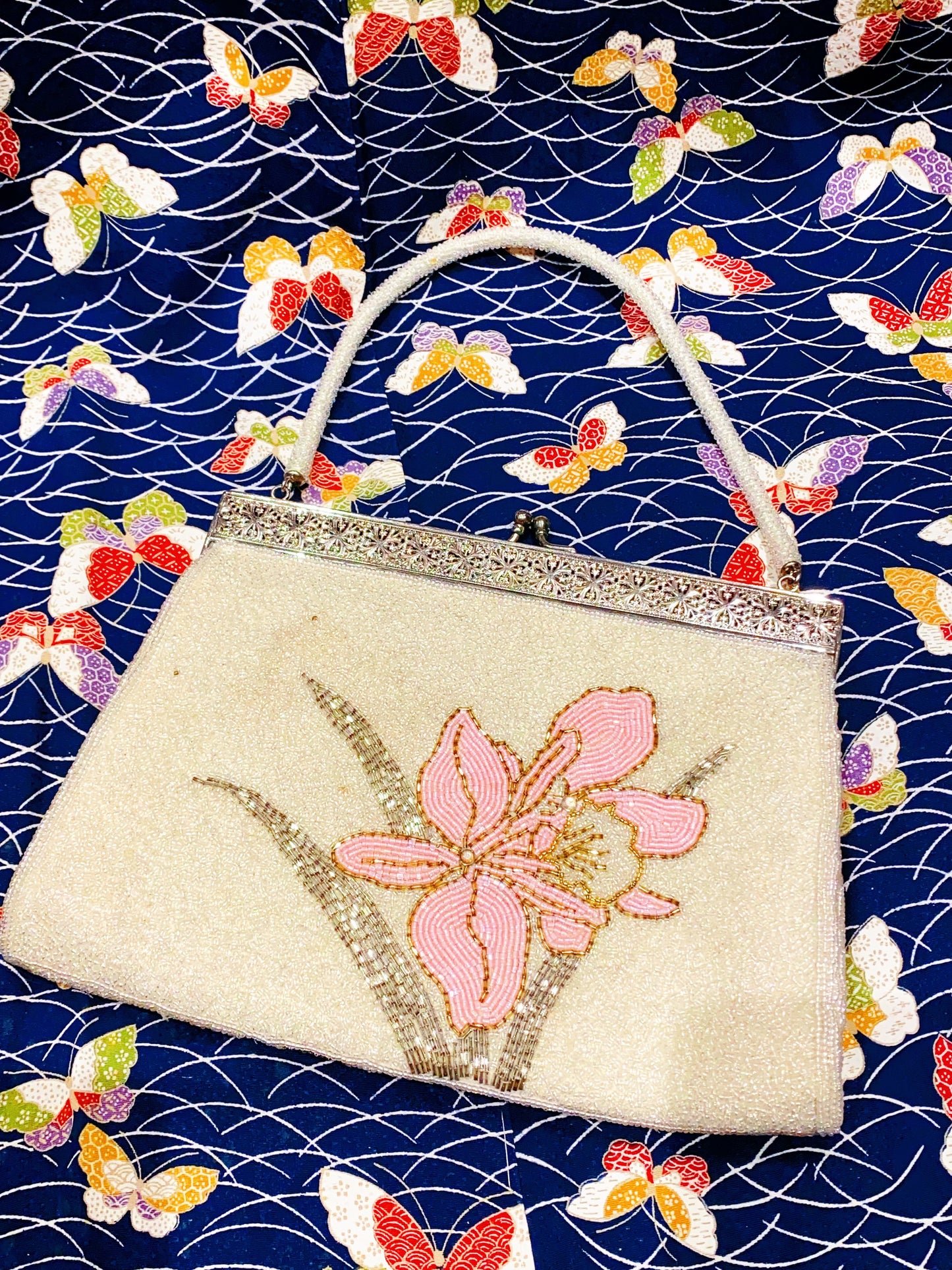 🇯🇵JAPAN Vintage ♡ Bags(Frame Purse/Frame Clutch/Kuchi Bag/Wallet)｜ 🇯🇵日本古著 ♡ 手袋(金襴錦織西陣織和裝手袋/口金袋/銀包)｜🔎 ss-vin380