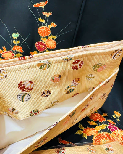 🇯🇵日本古著｜金襴錦織西陣織和裝手袋/口金包🔎 貨品編號：ss-vin085 Early Japanese second-hand old bag / ladies dinner bag