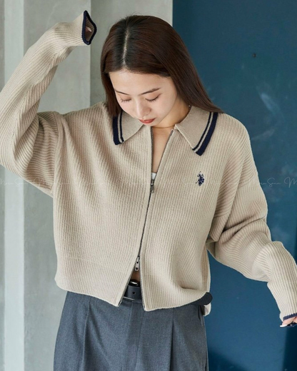 🇯🇵 JAPAN ♥ U.S. POLO ASSN. Collar Line Knit
POLO 限定短版可愛學院風針織開襟衫
◍ 4色入
🔎 ɪᴛᴇᴍ ɴᴏ.： SS-jrqd73810
