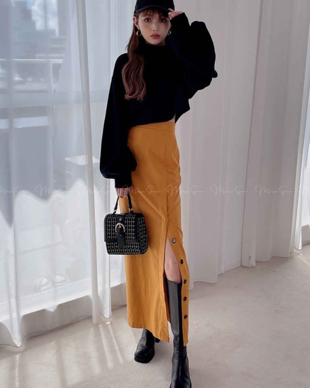 🇯🇵 JAPAN ♥ 2Way Checkered x Leather Square Shoulder Bag
2Way格紋X皮革方形單肩包 🔎 ɪᴛᴇᴍ ɴᴏ.： SS-jgtr358aa