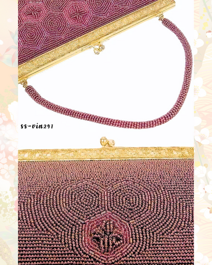 🇯🇵JAPAN Vintage ♡ Bags (Frame Purse/Frame Clutch/Kuchi Bag/Wallet)｜ 🇯🇵Japanese Vintage♡ Handbags (Golden Nishiki Woven Nishijin Woven Japanese Handbags/Pocket Gold Bags/Wallet)｜🔎 ss-vin297｜ss-vin298｜ss-vin299