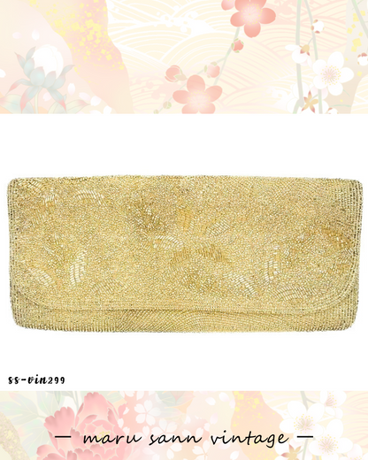 🇯🇵JAPAN Vintage ♡ Bags (Frame Purse/Frame Clutch/Kuchi Bag/Wallet)｜ 🇯🇵Japanese Vintage♡ Handbags (Golden Nishiki Woven Nishijin Woven Japanese Handbags/Pocket Gold Bags/Wallet)｜🔎 ss-vin297｜ss-vin298｜ss-vin299