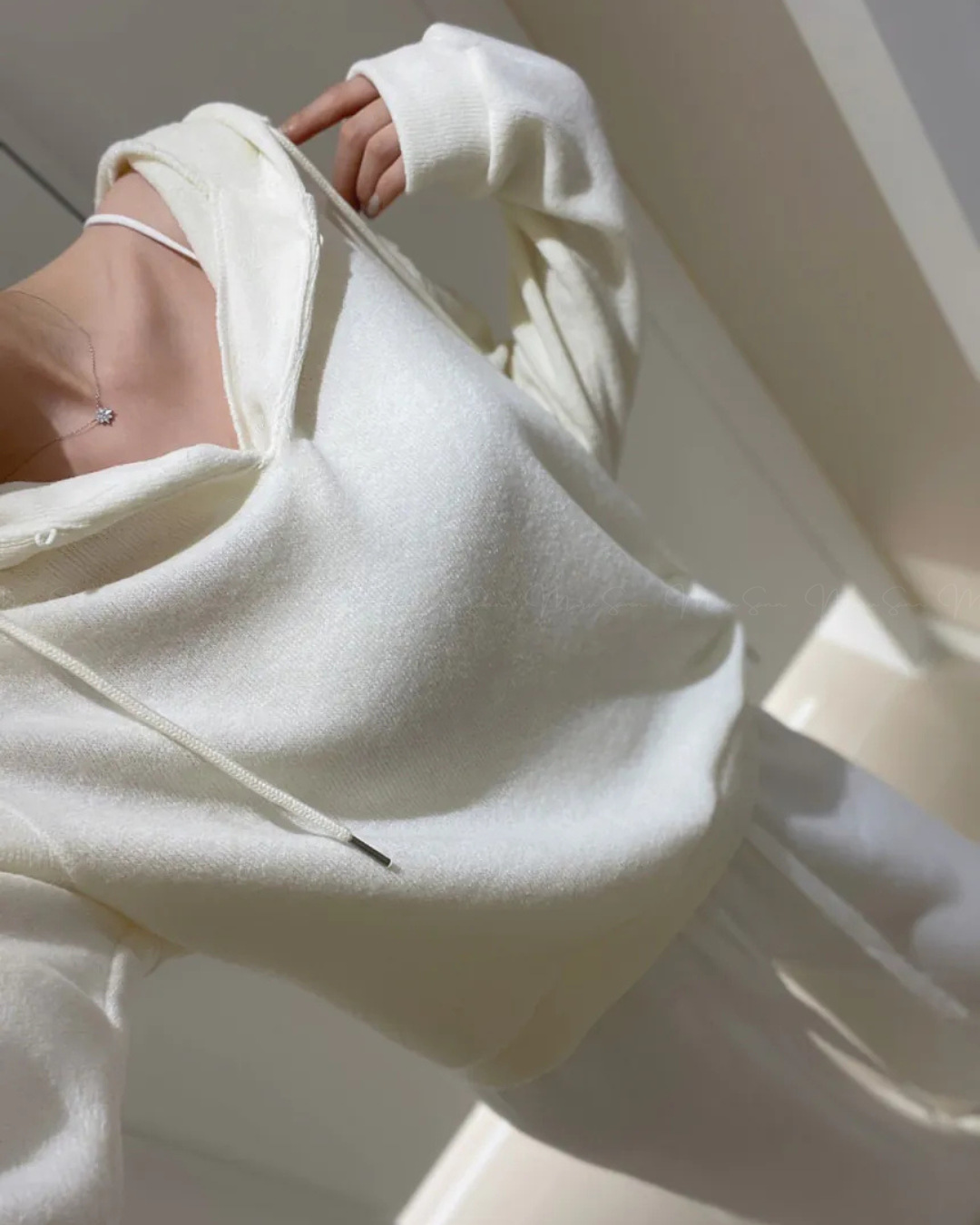 🇰🇷KOREA ♥ 安哥拉羊毛混紡連帽衫（2色）🔎 ɪᴛᴇᴍ ɴᴏ：SS-KSS96904371