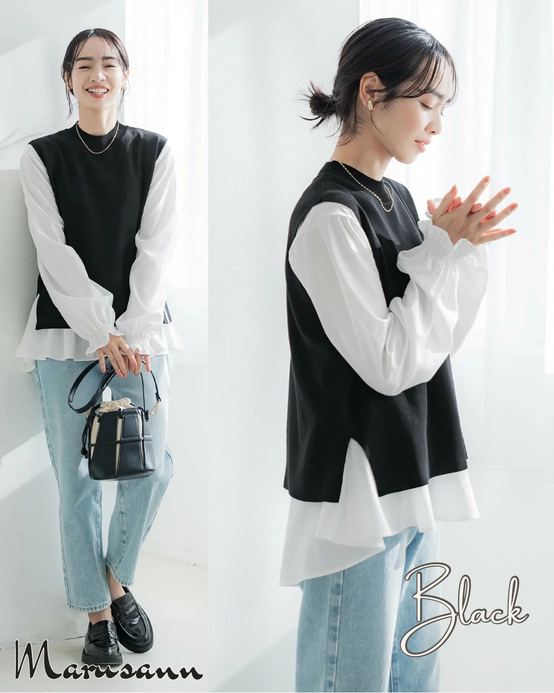 🇯🇵JAPAN｜Vest set blouse 背心套裝襯衫  🔎 ɪᴛᴇᴍ ɴᴏ.： SS-jrbj6407_16