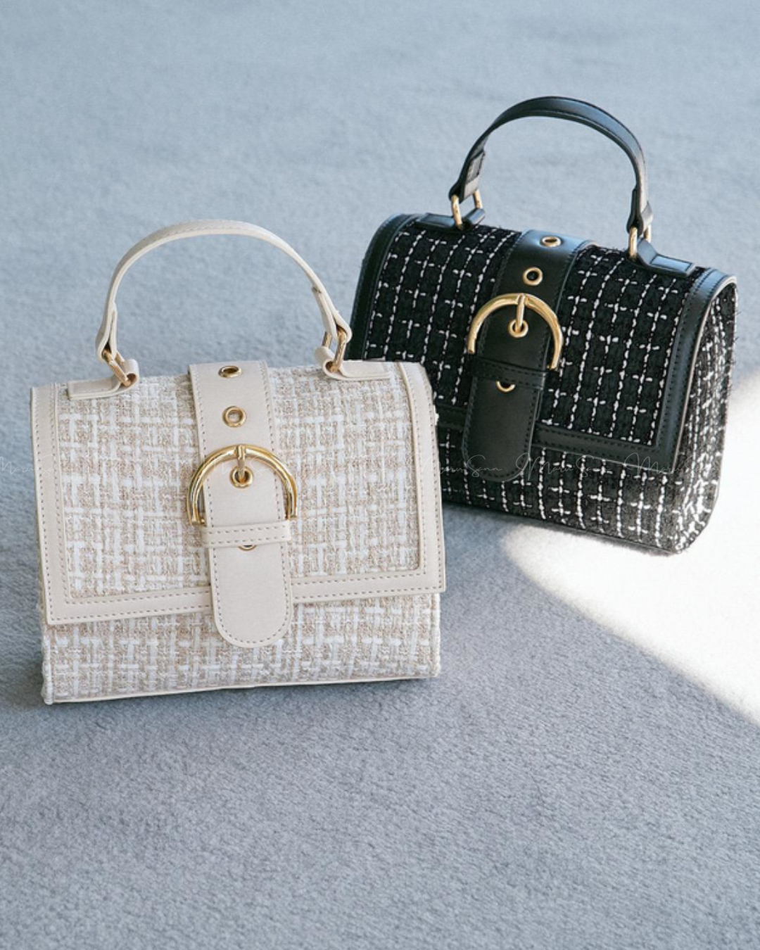 🇯🇵 JAPAN ♥ 2Way Checkered x Leather Square Shoulder Bag
2Way格紋X皮革方形單肩包 🔎 ɪᴛᴇᴍ ɴᴏ.： SS-jgtr358aa