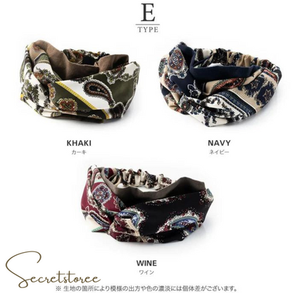 🇯🇵Japanese Super Wide Noble Texture Headband (Multiple Colors) Headband★Product Code🔎 SS-jra04835