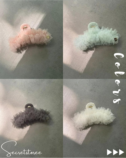 🇯🇵Japanese SNIDEL Hair Clip Noble Mesh Shark Clip★ Product Code🔎 SS-JSSHGG242233