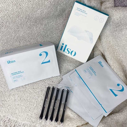 🇰🇷韓國 ILSO Natural Mild Clear Nose Pack 天然溫和2步清黑頭粉刺黑頭貼