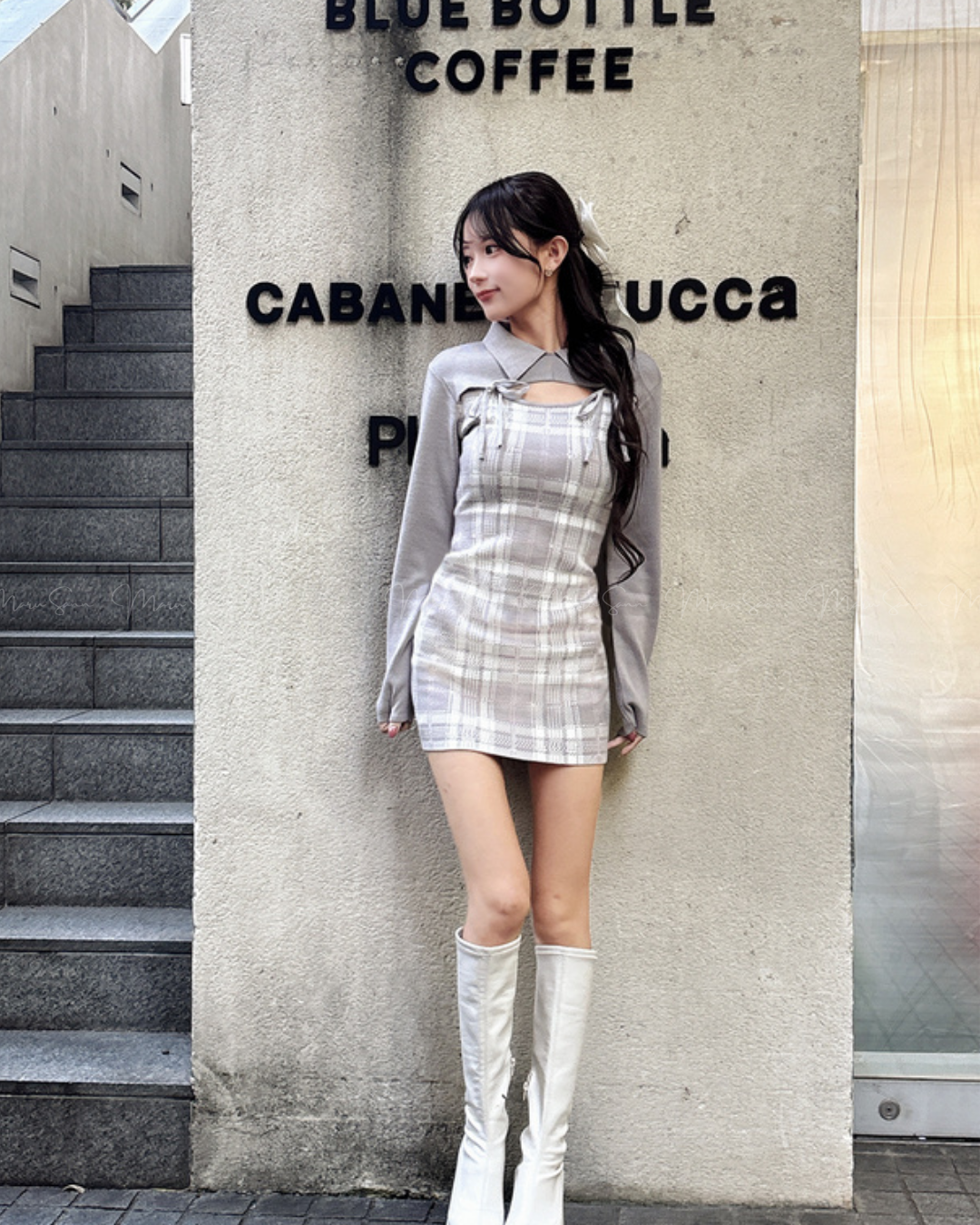 🇯🇵 JAPAN ♥ 
格紋小性感針織連身裙
🔎 ɪᴛᴇᴍ ɴᴏ.： SS-jgru13730