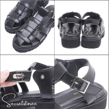 🇯🇵日本 厚底織帶羅馬涼鞋 sandal サンダル ★ 產品編號🔎 SS-jsu59-5780101