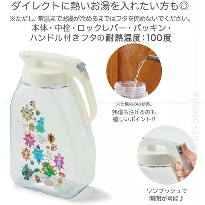 🇯🇵日本 DISNEY 3.0L Cold Water Bottle Seamless Pitcher Hot Water Safe 耐熱縱橫兼用冷水筒 縦横兼用冷熱水筒3.0L