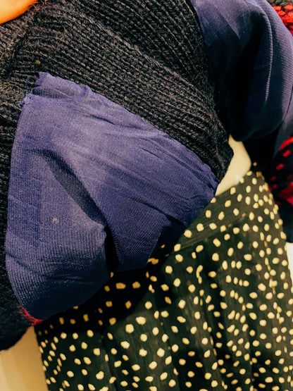 🇪🇺歐美古著｜VintageClothes - 圖騰民族紋冷外套 Coat 🔎 ss-vin383