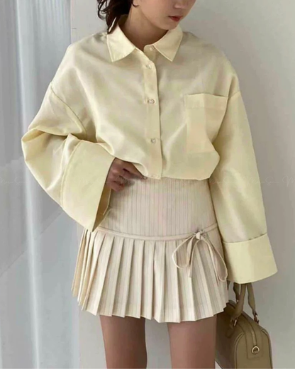 半價優惠💨💨💨
🇯🇵 JAPAN ♥ Nice Claup蝴蝶結百摺短裙
Bow-Tie Pleated Skirt

🔎 ɪᴛᴇᴍ ɴᴏ.： SS-jrnclw0015659