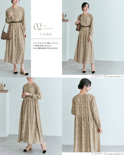 🇯🇵 JAPAN ♥ 3way花柄雪紡連身裙 SS-jsjmp0022