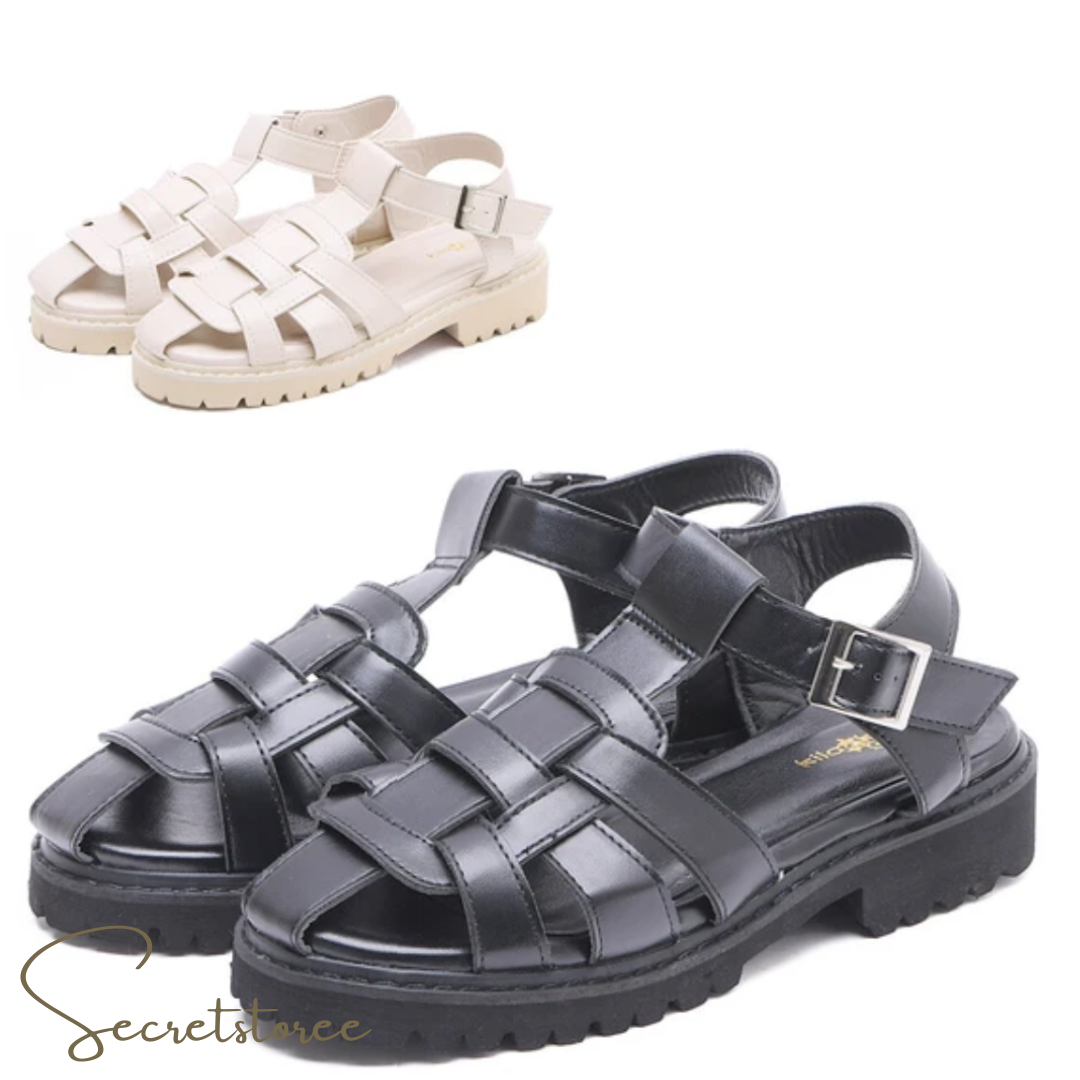 🇯🇵日本 厚底織帶羅馬涼鞋 sandal サンダル ★ 產品編號🔎 SS-jsu59-5780101