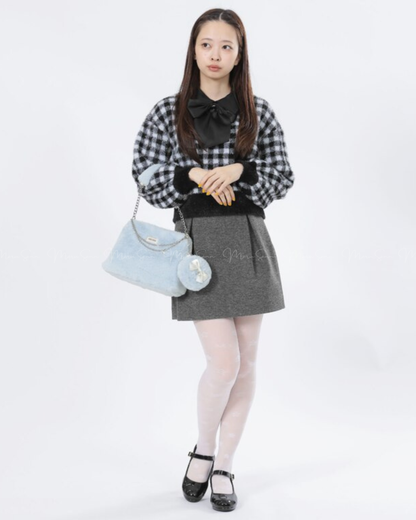 🇯🇵 JAPAN ♥ MARY QUANT Double-chain plush 2-way bag
♥ 雙鏈毛絨絨2way袋(3色入)

🔎 ɪᴛᴇᴍ ɴᴏ.： SS-jr225-814093