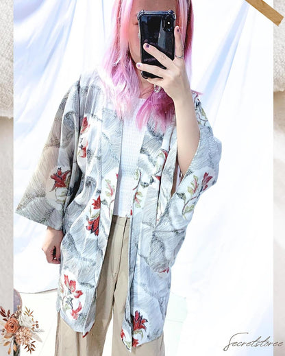 🇯🇵JAPAN Vintage ♡ Clothes (Haori/Kimono/Yukata)｜ 🇯🇵Japanese Vintage ♡ Traditional Versatile Clothes💮(👘Haori/Kimono/Yukata)｜🔎 SS-vin036