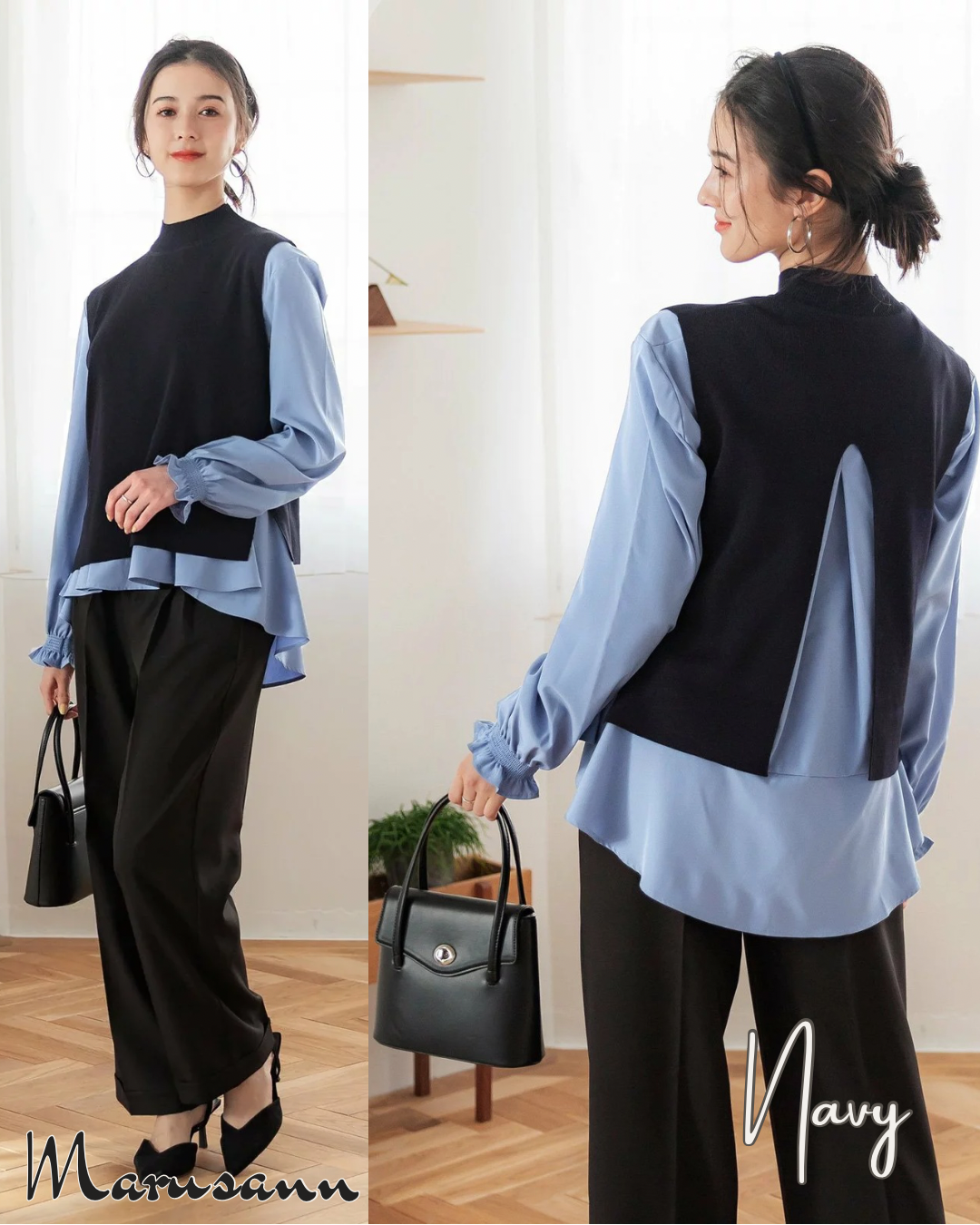 🇯🇵JAPAN｜Vest set blouse 背心套裝襯衫  🔎 ɪᴛᴇᴍ ɴᴏ.： SS-jrbj6407_16