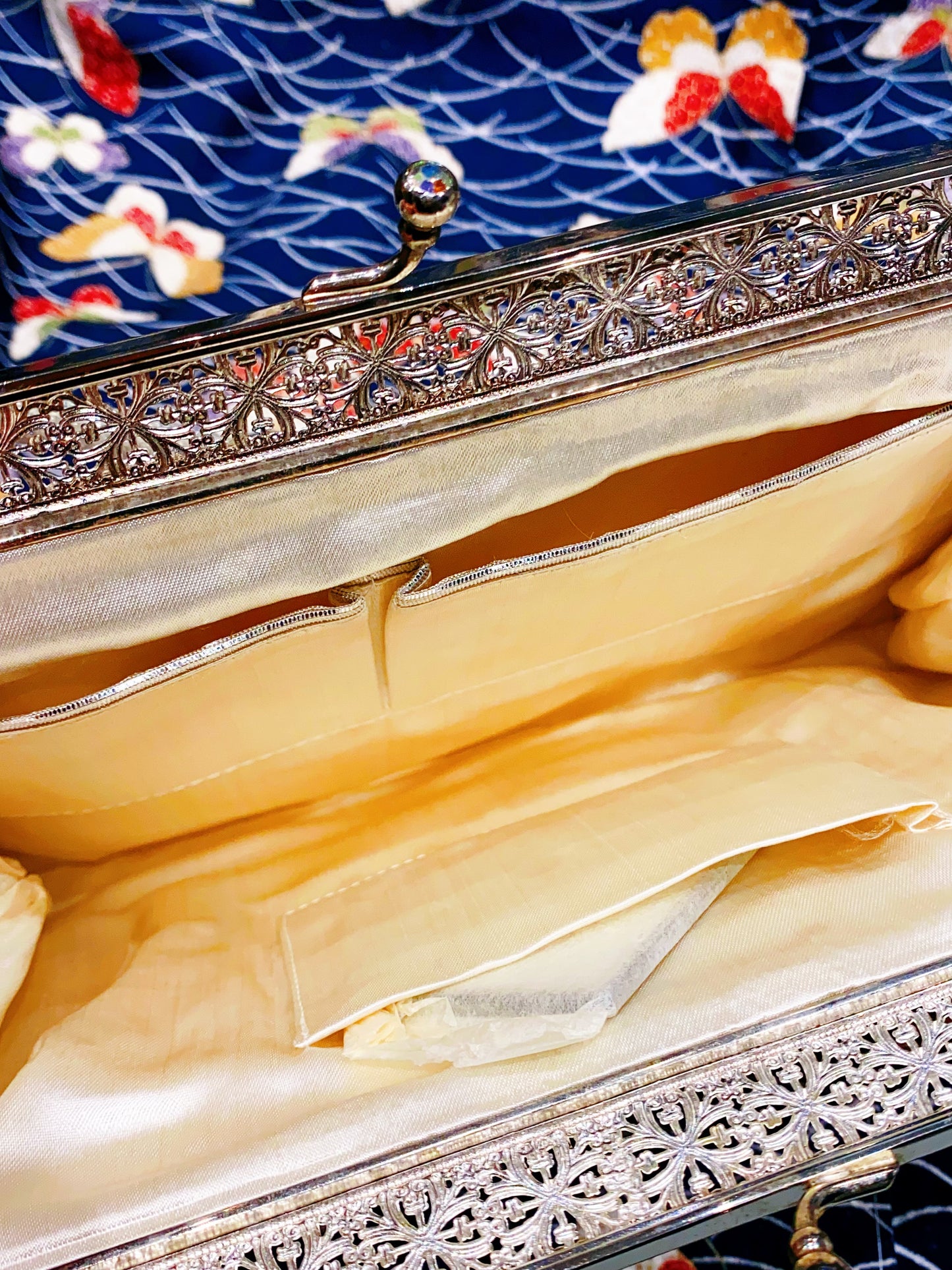 🇯🇵JAPAN Vintage ♡ Bags(Frame Purse/Frame Clutch/Kuchi Bag/Wallet)｜ 🇯🇵日本古著 ♡ 手袋(金襴錦織西陣織和裝手袋/口金袋/銀包)｜🔎 ss-vin380