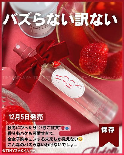 🇯🇵日本 ♥ MOTON Body & Hair Mist
(SWEET BERRY TEA) 頭髮及身體噴霧 80ml \ 🍓草莓紅茶清甜香氛把你包圍🤗 /