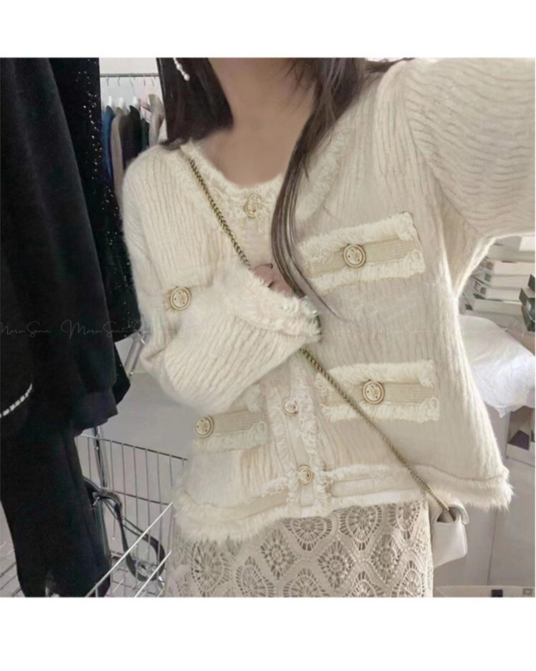 🇯🇵 JAPAN
♥ fringed cropped knitted jacket
流蘇短版針織外套 SS-jgco482