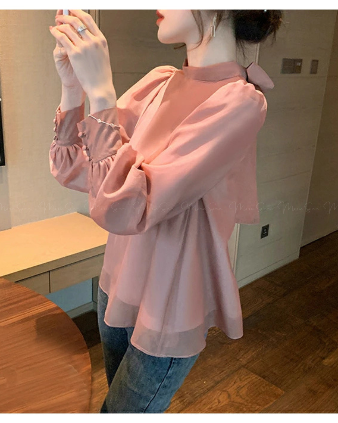 🇯🇵JAPAN
♥ Ribbon Lace Frill Blouse
蝴蝶結宮廷長袖上衣 SS-JR10000508