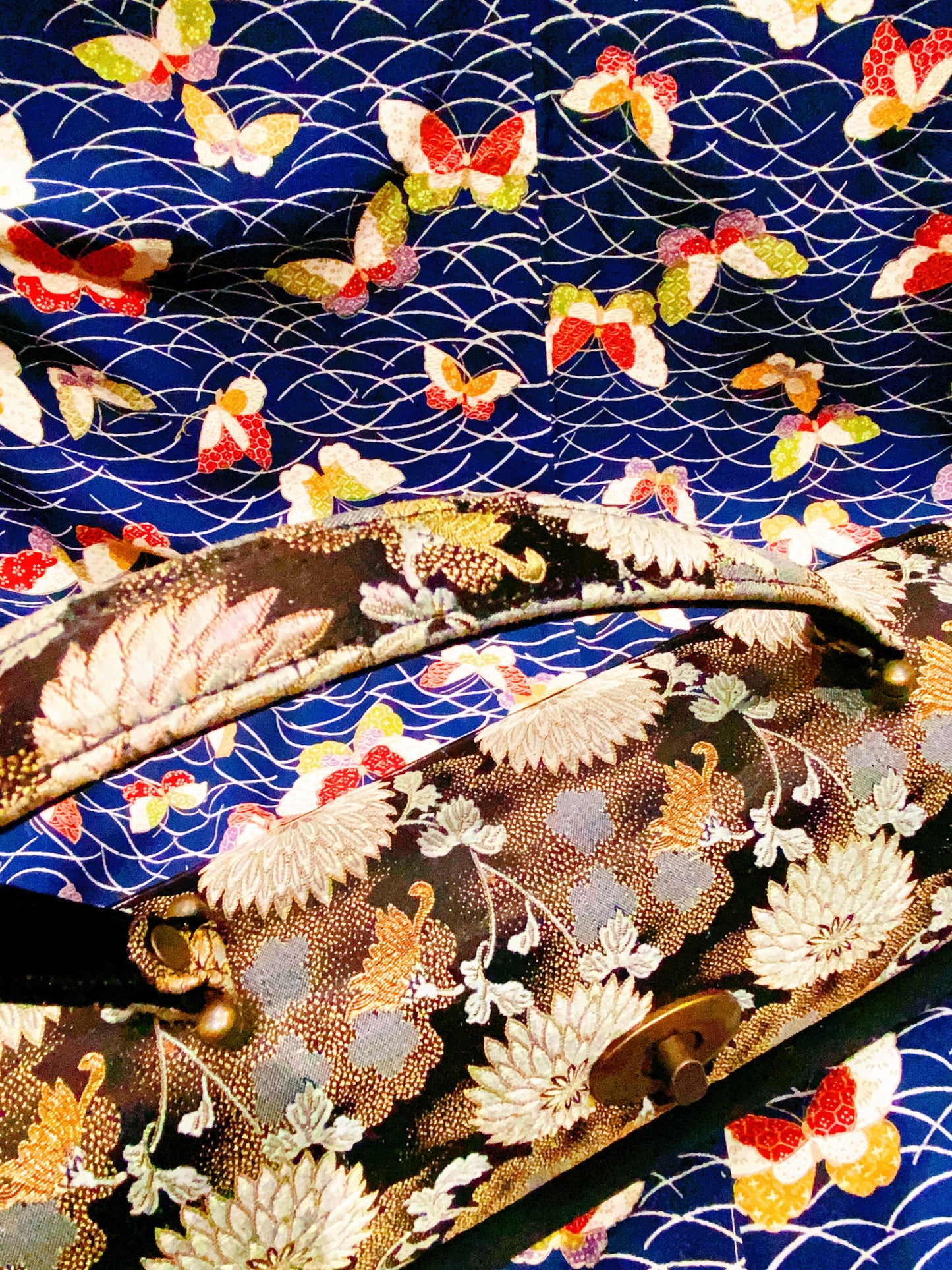 🇯🇵JAPAN Vintage ♡ Bags(Frame Purse/Frame Clutch/Kuchi Bag/Wallet)｜ 🇯🇵日本古著 ♡ 手袋(金襴錦織西陣織和裝手袋/口金袋/銀包)｜🔎 ss-vin382