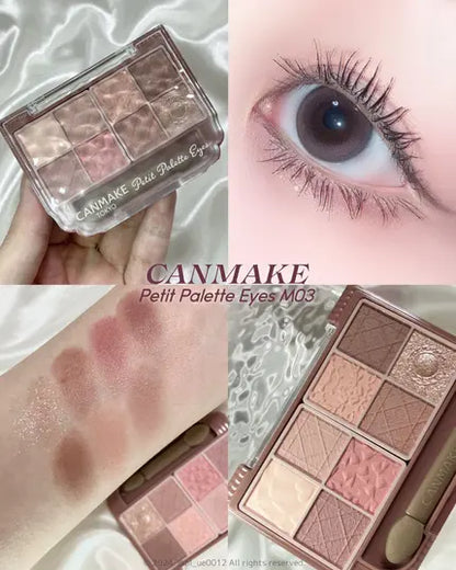 🇯🇵JAPAN ♥ CANMAKE Petit Palette Eyes (Matt) M03 Milky Chericotta 日本 耀目優雅8色眼影盤(啞光系列) キャンメイク プティパレットアイズ（マットタイプ）