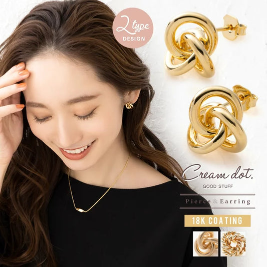 🇯🇵日本 18K Coating Vintage Matte Matte Twist Earrings 復古霧面霧面扭結耳環 🔎 ɪᴛᴇᴍ ɴᴏ.🔎 SS-jre00713