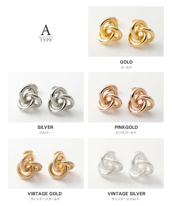 🇯🇵日本 18K Coating Vintage Matte Matte Twist Earrings 復古霧面霧面扭結耳環 🔎 ɪᴛᴇᴍ ɴᴏ.🔎 SS-jre00713