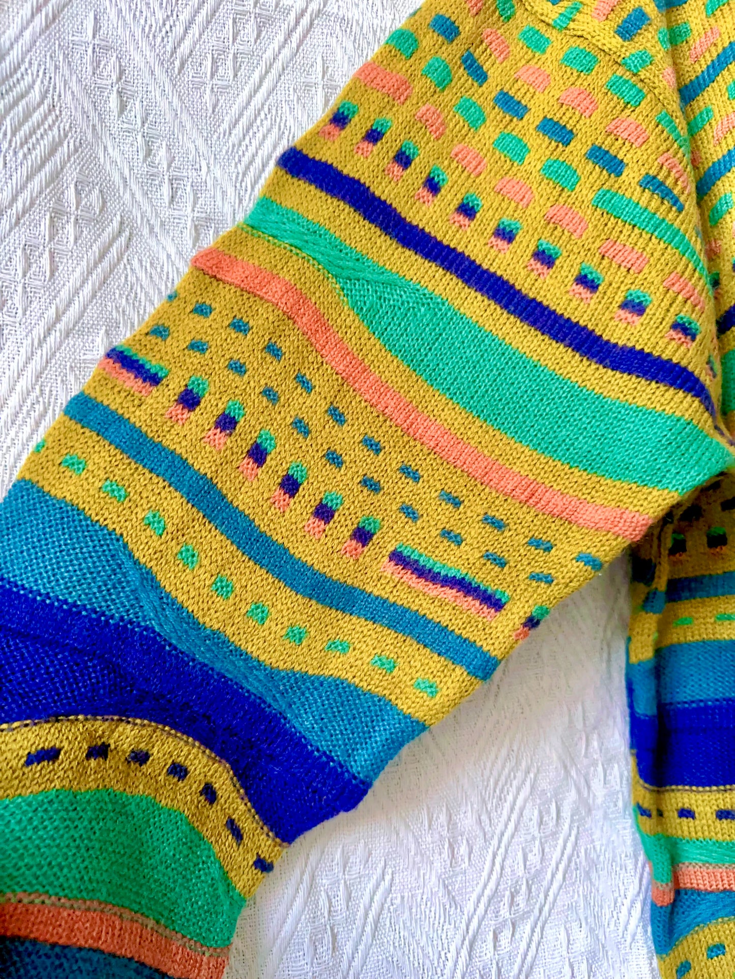 🇯🇵日本古著｜ VintageClothes -  古瓜紋冷衫 Notorious Sweater  Coogi style 🔍ss-vin387