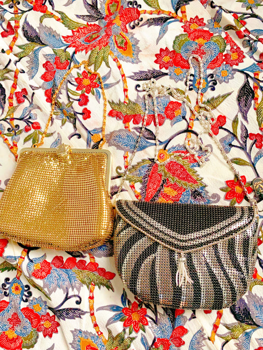 🇯🇵JAPAN Vintage ♡ Bags(Frame Purse/Frame Clutch/Kuchi Bag/Wallet)｜ 🇯🇵日本古著 ♡ 手袋(金襴錦織西陣織和裝手袋/口金袋/銀包)｜🔎 ss-vin335 ss-vin336