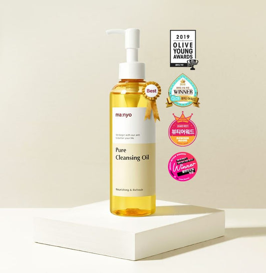 🇰🇷Korean MAN:YO Korea's No.1 natural plant-based mild and pure deep pore cleansing cleansing oil 200ml Manyo Factory Pure Cleansing Oil 마녀공장퓨어클렌징오일 