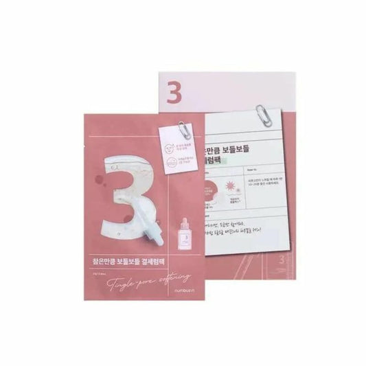 🇰🇷Korea NUMBUZIN No. 3 Tingle-Pore Softening Sheet Mask