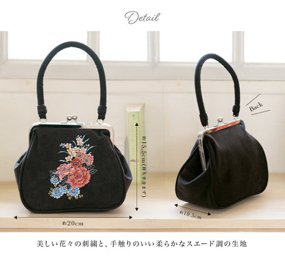🇯🇵JAPAN Vintage ♡ Bags(Frame Purse/Frame Clutch/Kuchi Bag/Wallet)｜ 🇯🇵日本古著 ♡ 手袋(金襴錦織西陣織和裝手袋/口金袋/銀包)｜🔎 ss-vin393  薔薇 がま口バッグ 蛙口包 扣式錢包