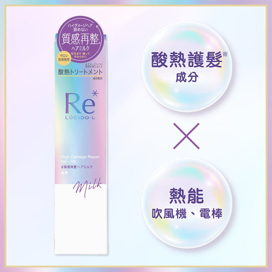 🇯🇵Japanese MANDOM Mandan LUCIDO-L High Damage Repair Hair Treatment Milk 90g