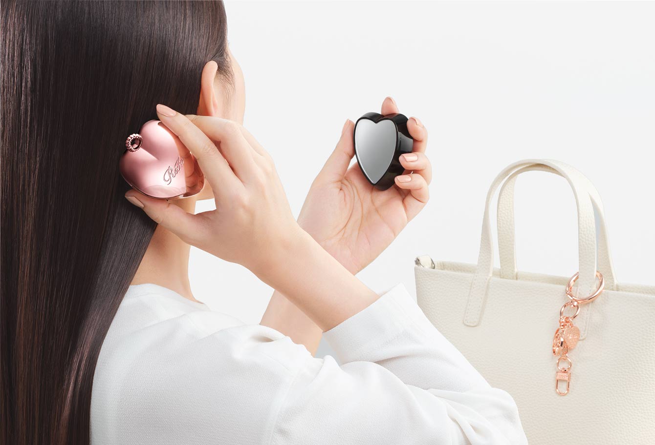 🇯🇵JAPAN ♥ ReFa HEART BRUSH CHARM 迷你心形梳吊飾 リファハートブラシチャーム