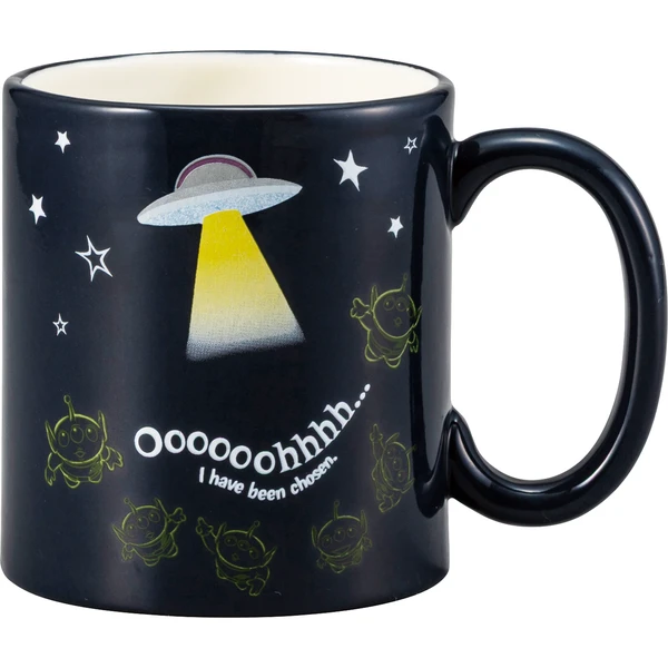🇯🇵日本 ♡ DISNEY Alien 3D Spaceship Ceramic Mug 迪士尼三眼仔太空船杯 ディズニー エイリアン UFOマグ