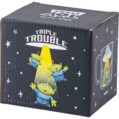 🇯🇵日本 ♡ DISNEY Alien 3D Spaceship Ceramic Mug 迪士尼三眼仔太空船杯 ディズニー エイリアン UFOマグ