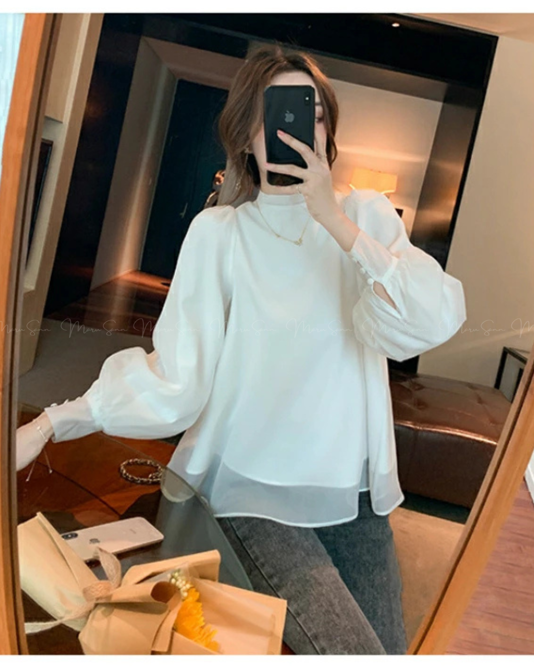 🇯🇵JAPAN
♥ Ribbon Lace Frill Blouse
蝴蝶結宮廷長袖上衣 SS-JR10000508