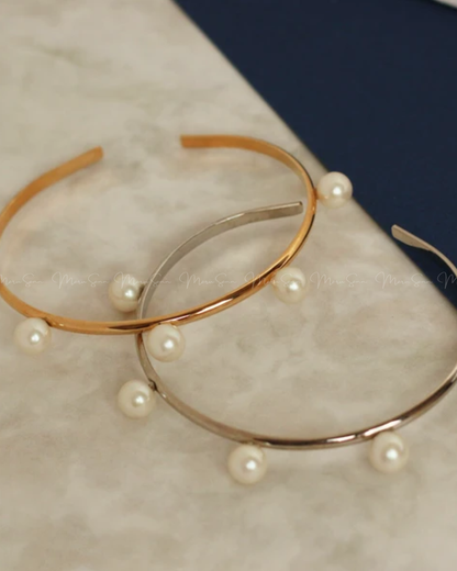 🇯🇵 MADE IN JAPAN ♥ Gold Pearl Bracelet 日本製造珍珠珠寶手鐲 ◍ 2色入 🔎 ɪᴛᴇᴍ ɴᴏ.： SS-jsk18gp