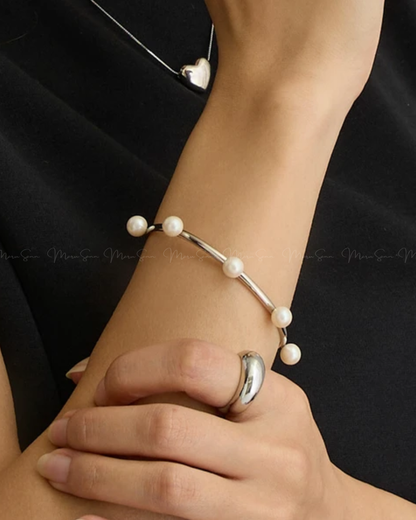 🇯🇵 MADE IN JAPAN ♥ Gold Pearl Bracelet 日本製造珍珠珠寶手鐲 ◍ 2色入 🔎 ɪᴛᴇᴍ ɴᴏ.： SS-jsk18gp