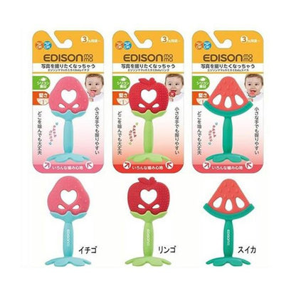 🇯🇵Japanese EDISON mama watermelon/strawberry/apple teether EDISON MAMA Teether Fruit エジソンママカミカミBaby スイカ/イチゴ/リンゴ