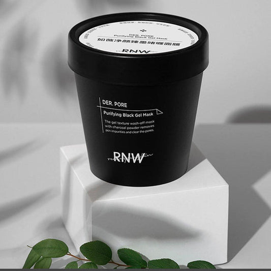 🇰🇷韓國 RNW DER. PORE Refining Black Mask ｜毛孔吸塵機｜淨化毛孔黑炭凍膜