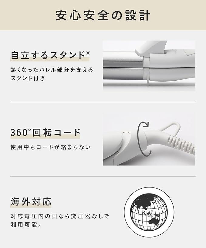 🇯🇵日本 SALONIA 2 Way Straight & Curl Iron 2用電髮棒 サロニア ストレート カール2WAYヘアアイロン 32mm